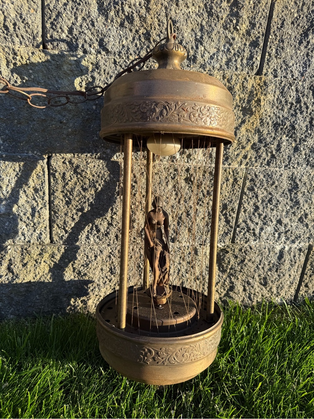 Art Deco Style Vintage Aphrodite Mineral Oil Lamp